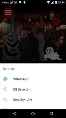 Halloween Photo stickers android App screenshot 8